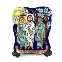 Keramikinis pakabinamas bareljefas su Jėzaus atvaizdu 1x17,5x21,5 cm