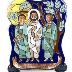 Keramikinis pakabinamas bareljefas su Jėzaus atvaizdu 1×17,5×21,5 cm