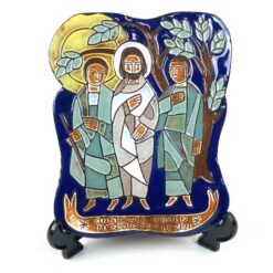 Keramikinis pakabinamas bareljefas su Jėzaus atvaizdu 1×17,5×21,5 cm