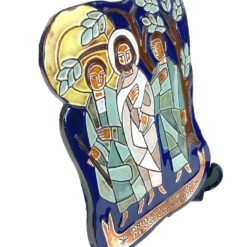 Keramikinis pakabinamas bareljefas su Jėzaus atvaizdu 1×17,5×21,5 cm