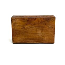 Medinė dėžutė, raižyta paukščių ir augalų motyvais 13x21x6 cm