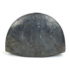 Keramikinė Ruscha Keramik rudos spalvos vaza su augalų motyvais 11x33x23,5 cm