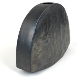 Keramikinė Ruscha Keramik rudos spalvos vaza su augalų motyvais 11x33x23,5 cm