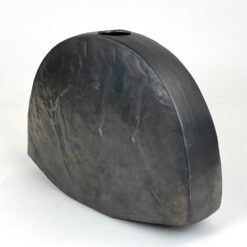 Keramikinė Ruscha Keramik rudos spalvos vaza su augalų motyvais 11x33x23,5 cm