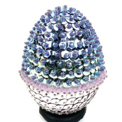 Karoliukais dekoruota kiaušinio figūra 5,5×5,5×7 cm