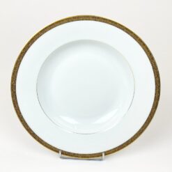 Porcelianiniai “Felda Porzellan” sriubos dubenys 5 vnt. kompl. 25x25x4,5 cm