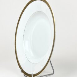 Porcelianiniai “Felda Porzellan” sriubos dubenys 5 vnt. kompl. 25x25x4,5 cm