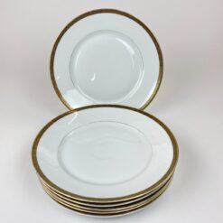 Porcelianinės “Felda Porzellan” lėkštės 6 vnt. komplektas 25x25x3 cm