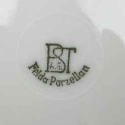 Porcelianinės “Felda Porzellan” lėkštės 6 vnt. komplektas 25x25x3 cm