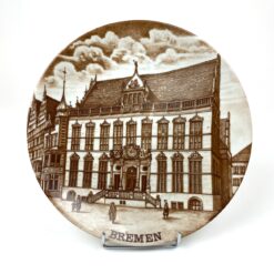 Porcelianinė dekoratyvinė Floss Porzellan lėkštė "Der Schütting Bremen" 2,5x24x24 cm