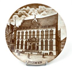 Porcelianinė dekoratyvinė Floss Porzellan lėkštė “Der Schütting Bremen” 2,5x24x24 cm