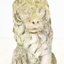 Sėdinčių liūtų statulos iš betono 2 vnt. komplektas 43x23x56 cm