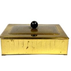 Žalvario skardos dėžutė 12,5×16,5×7 cm