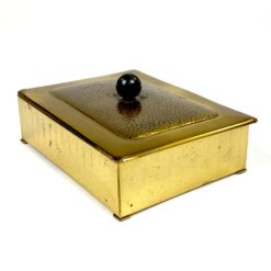 Žalvario skardos dėžutė 12,5×16,5×7 cm