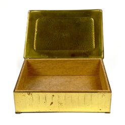 Žalvario skardos dėžutė 12,5×16,5×7 cm