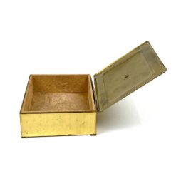 Žalvario skardos dėžutė 12,5×16,5×7 cm