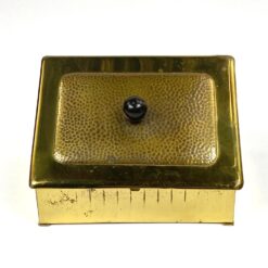 Žalvario skardos dėžutė 12,5×16,5×7 cm