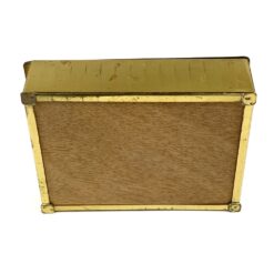 Žalvario skardos dėžutė 12,5×16,5×7 cm