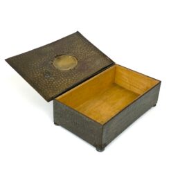 Žalvario skardos dėžutė 13,5x23x7,5 cm