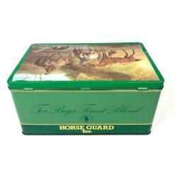 Vintažinė skardinė arbatos dėžė “Horse Guard Tee” 22×32,5×15,5 cm