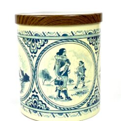 Vintažinė skardinė dėžutė “Klipps Kaffee Bremen” 11,5×11,5×13 cm