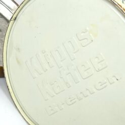 Vintažinė skardinė dėžutė “Klipps Kaffee Bremen” 11,5×11,5×13 cm