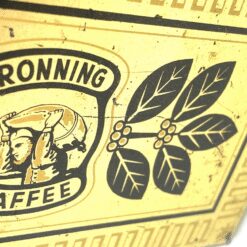 Vintažinė skardinė dėžutė “Ronning Kaffee” 9×15,5×7,5 cm