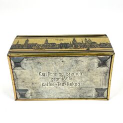 Vintažinė skardinė dėžutė “Ronning Kaffee” 9×15,5×7,5 cm