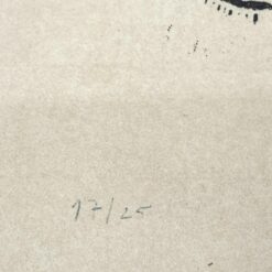 Grafikos darbas, tir. 17/25, mediniame rėme su stiklu 2x32x42 cm