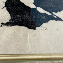 Grafikos darbas mediniame rėme su stiklu 2,5x33x43 cm