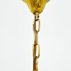 Pakabinamas žalvarinis šešių šakų sietynas 62x62x80 cm