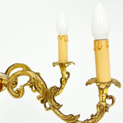 Pakabinamas žalvarinis šešių šakų sietynas 62x62x80 cm