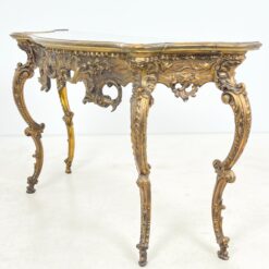 Barokinio stiliaus konsolė veidrodiniu stalviršiumi 47,5x139x83 cm