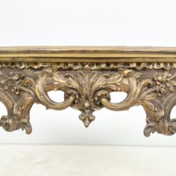 Barokinio stiliaus konsolė veidrodiniu stalviršiumi 47,5x139x83 cm