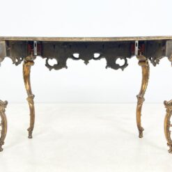 Barokinio stiliaus konsolė veidrodiniu stalviršiumi 47,5x139x83 cm