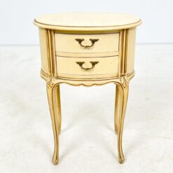 Provanso stiliaus medinė dviejų stalčių spintelė 31x42x59,5 cm