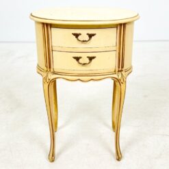 Provanso stiliaus medinė dviejų stalčių spintelė 31x42x59,5 cm