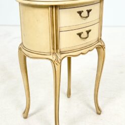 Provanso stiliaus medinė dviejų stalčių spintelė 31x42x59,5 cm