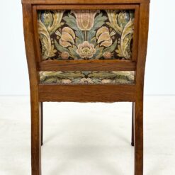 Ąžuolinio rėmo krėslas su austu gobelenu 55x62x78 cm, 46 cm