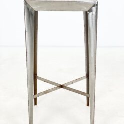 Aukštas metalinis industrinio stiliaus staliukas 40x40x80 cm