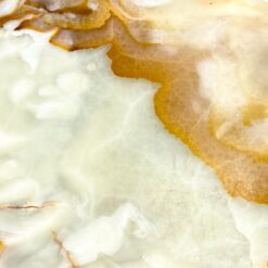 Liudviko XV laikotarpio stiliaus spintelė onikso stalviršiumi 34x51x67 cm