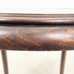 Chippendale stiliaus staliukas su ratano ir stiklo stalviršiumi 76x76x65 cm