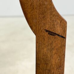 Chippendale stiliaus riešutmedžio kėdės su veliūru 6 vnt. kompl. 54x53x99 cm, 47 cm