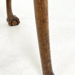 Chippendale stiliaus riešutmedžio kėdės su veliūru 6 vnt. kompl. 54x53x99 cm, 47 cm