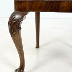 Chippendale stiliaus riešutmedžio kėdės su veliūru 6 vnt. kompl. 54x53x99 cm, 47 cm