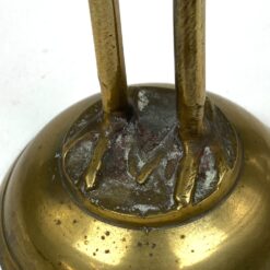 Žalvarinė gervės statula 11x8x31 cm