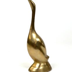 Žalvarinė paukščio statula 8x5x21 cm