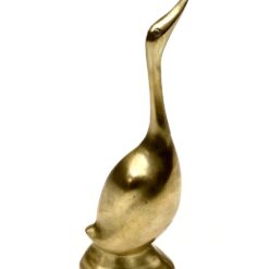 Žalvarinė paukščio statula 8x5x21 cm