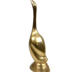 Žalvarinė paukščio statula 8x5x21 cm