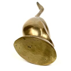 Žalvarinė paukščio statula 8x5x21 cm